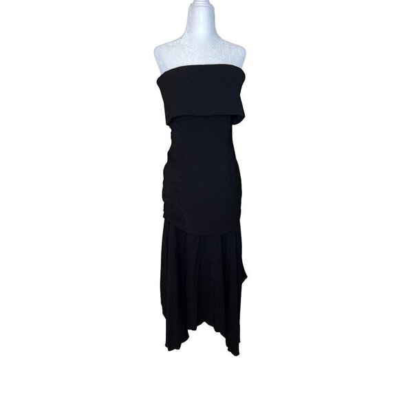 C/MEO COLLECTIVE Take Seriously Dress in Black Womens Long Maxi - Picture 6 of 14